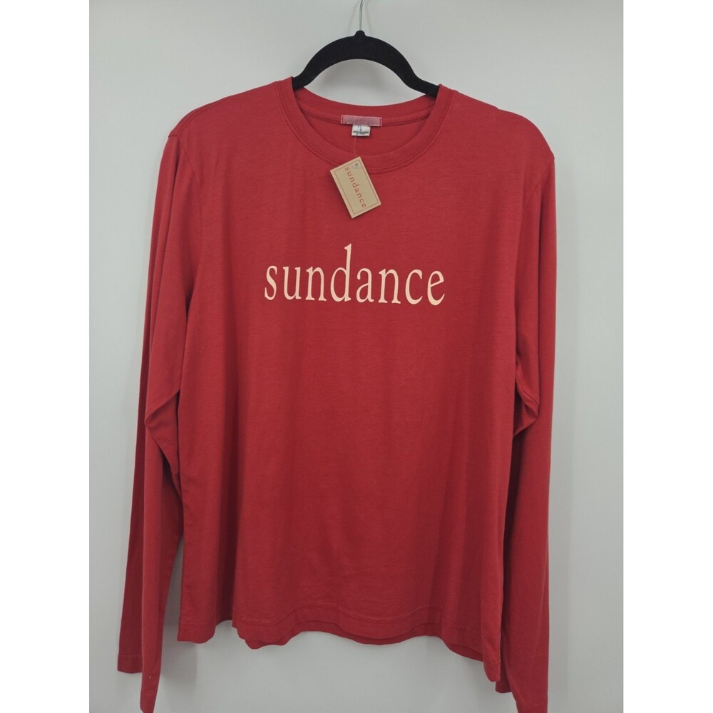 New Sundance Long Sleeve Tee Sz 4 Cotton Breathable Athleisure